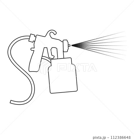 spray paint icon vector 112386648