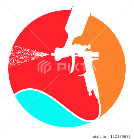 spray paint icon vector 112386651