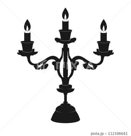 candle icon vector 112386681