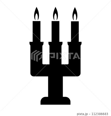 candle icon vector 112386683