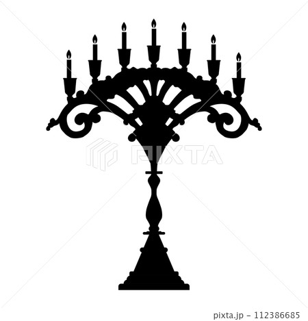 candle icon vector 112386685