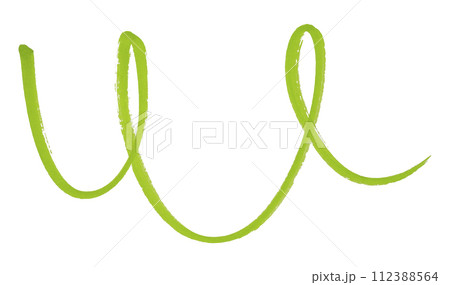 Green stroke brush isolated on white background. Green stroke brush isolated on white background. 112388564