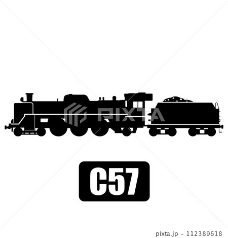 SL C57のシンプルな切り抜きイラスト 112389618