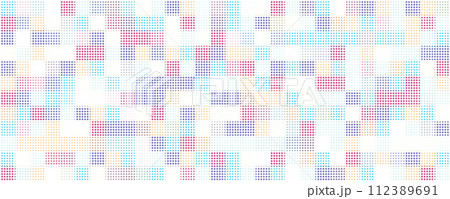 Modern background. Abstract halftone mosaic. Soft pastel colors. Modern background. Abstract halftone mosaic. Soft pastel colors. 112389691