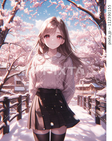 春の調べ、桜の下で 112390155