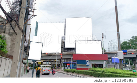 blank billboard for advertisement 112390398