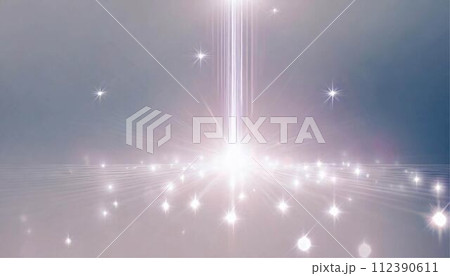 光　輝く　プリズム　フレア　宝石　キラキラ　イメージ　壁紙　背景　フレーム 112390611