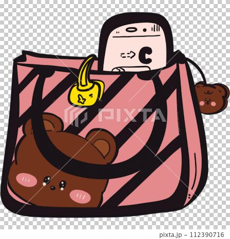 The illustration of a tote bag 112390716