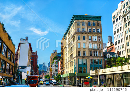 Architecture of Lower Manhattan in New York City, United States 112390746
