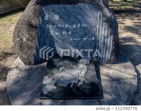 国指定名勝「おくのほそ道の風景地 草加松原」の顕彰碑(記念碑) 国指定名勝「おくのほそ道の風景地 草加松原」の顕彰碑(記念碑) 112390776