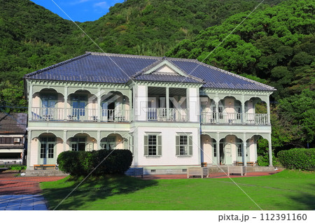 【熊本県】快晴の三角西港の浦島屋 【熊本県】快晴の三角西港の浦島屋 112391160