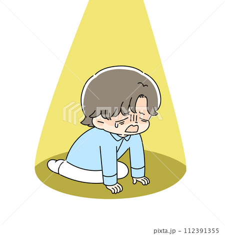 絶望する男性 絶望する男性 112391355