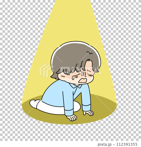 絶望する男性 絶望する男性 112391355