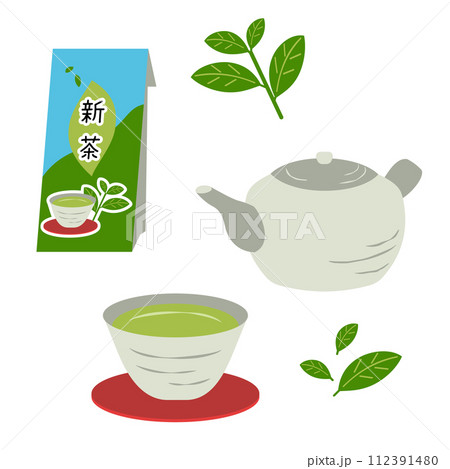 新茶のイラスト 112391480