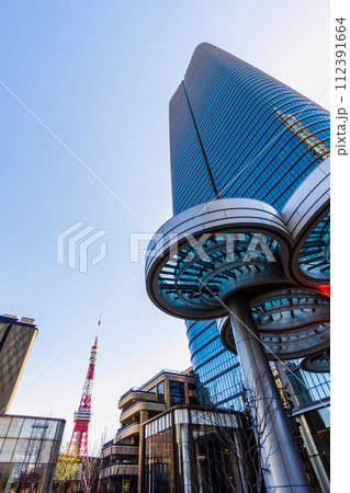 東京都港区　麻布台ヒルズイベント会場から見る風景 112391664