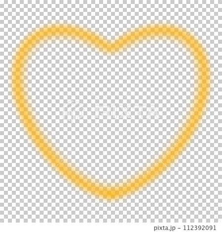 Yellow Heart Blur Aurora Yellow Heart Aura Yellow Heart Yellow Heart Blurred Png Transparency Background 112392091