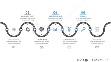 Road Infographics Road Infographics 112393227