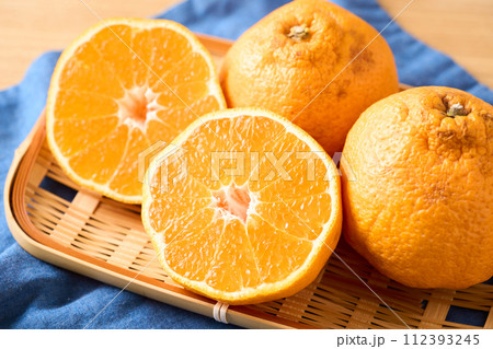 傷あり、不揃いのデコポン 傷あり、不揃いのデコポン 112393245