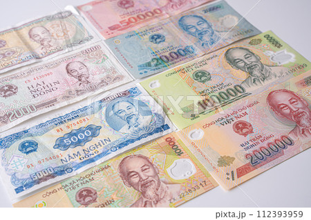 ベトナムのお金 VND ベトナムドン 紙幣 112393959