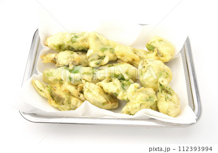 こぶ高菜の天ぷら 112393994