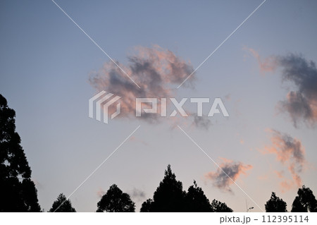 早春の夕焼け雲 早春の夕焼け雲 112395114