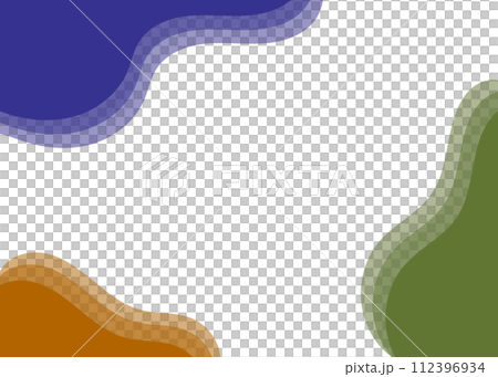 Abstract frame in earth colors 112396934