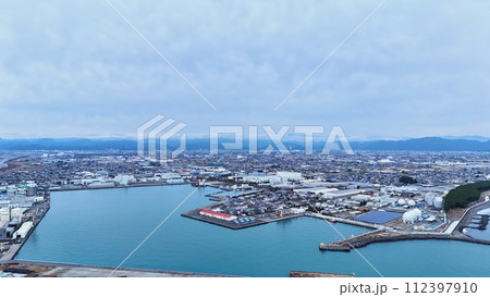 大井川港　　1月の夕方 112397910