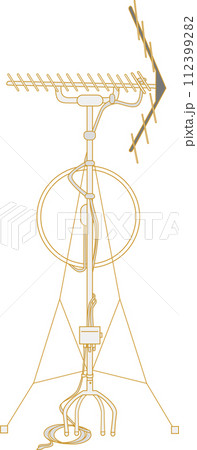 テレビのアンテナ 112399282