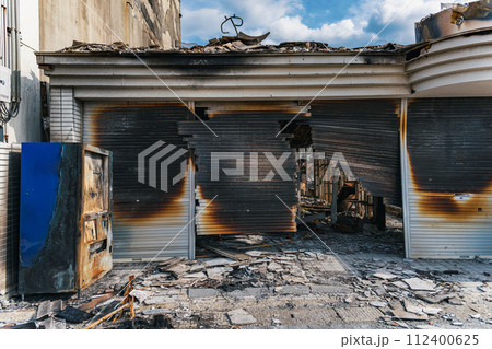 令和6年能登半島地震 火災の爪痕 112400625