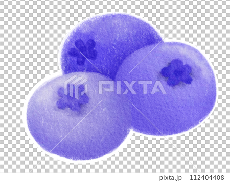 Fruit blueberry 112404408