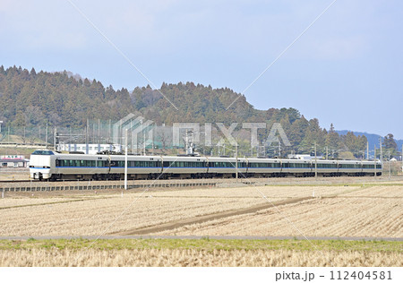 北陸本線　大聖寺ー牛ノ谷　JR西日本　683系4000番台　B39編成（京都）　サンダーバード 112404581