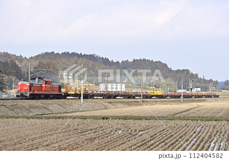 北陸本線 大聖寺ー牛ノ谷 JR西日本 DD51-1193(宮原)+ロングレール・チキ ロンチキ 北陸本線 大聖寺ー牛ノ谷 JR西日本 DD51-1193(宮原)+ロングレール・チキ ロンチキ 112404582