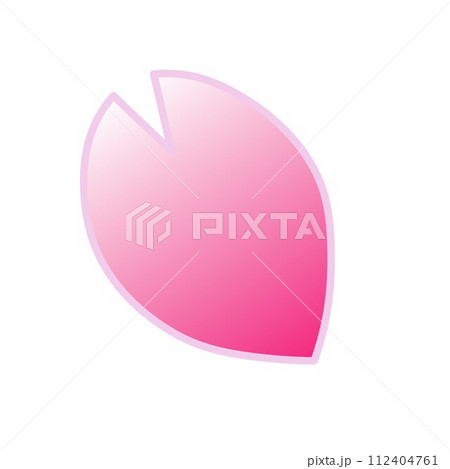 桜の花びらのイラスト 112404761