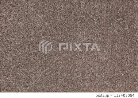 Texture background of brown fabric. Upholstery jacquard texture cloth, boucle textile material Texture background of brown fabric. Upholstery jacquard texture cloth, boucle textile material 112405084