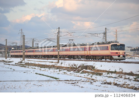 北陸本線　芦原温泉ー丸岡　JR西日本　485系　A01編成（京都）　雷鳥 112406834
