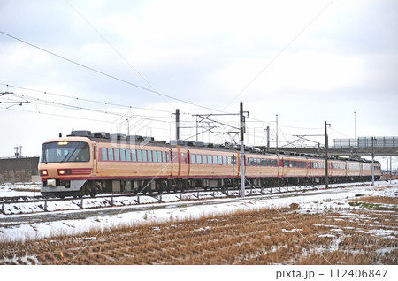 北陸本線 加賀笠間ー美川 JR西日本 485系 A01編成(京都) 雷鳥 北陸本線 加賀笠間ー美川 JR西日本 485系 A01編成(京都) 雷鳥 112406847