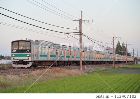 埼京線 南古谷ー川越 JR東日本 205系 5編成(川越) 埼京線 南古谷ー川越 JR東日本 205系 5編成(川越) 112407182