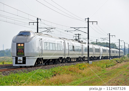 常磐線　羽鳥ー岩間　JR東日本　651系　K201編成（勝田）　スーパーひたち 112407326