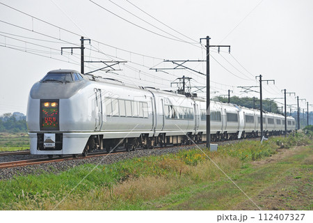 常磐線　羽鳥ー岩間　JR東日本　651系　K205編成（勝田）　スーパーひたち 112407327