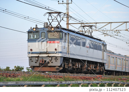 武蔵野線 東川口ー東浦和 JR貨物 EF65-1076(新鶴見) 武蔵野線 東川口ー東浦和 JR貨物 EF65-1076(新鶴見) 112407523