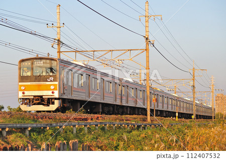武蔵野線 東川口ー東浦和 JR東日本 205系 M32編成(京葉) 武蔵野線 東川口ー東浦和 JR東日本 205系 M32編成(京葉) 112407532