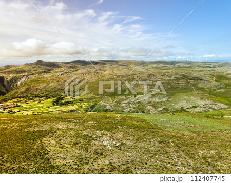 Aerial view of Serra da Freita 112407745