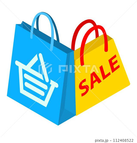 Big sale icon. Isometric illustration of big sale vector icon for web 112408522