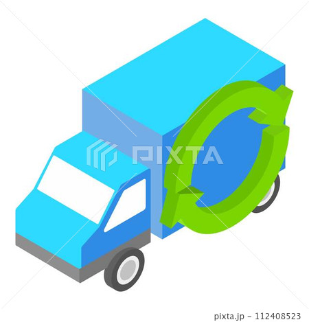 Delivery service icon. Isometric illustration of delivery service vector icon for web 112408523