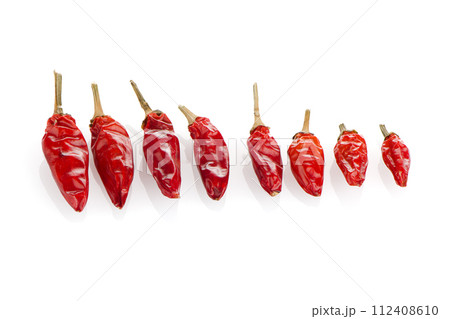Red chili peppers 112408610