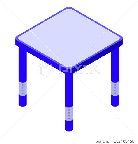 Room table icon. Isometric of room table vector icon for web design isolated on white background Room table icon. Isometric of room table vector icon for web design isolated on white background 112409459