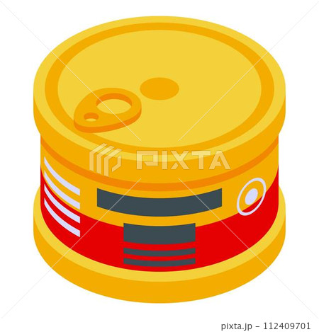 Bank feed cat icon. Isometric of bank feed cat vector icon for web design isolated on white background 112409701
