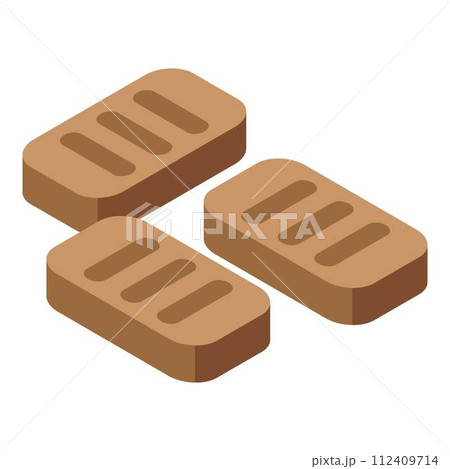Cat food icon. Isometric of cat food vector icon for web design isolated on white background Cat food icon. Isometric of cat food vector icon for web design isolated on white background 112409714