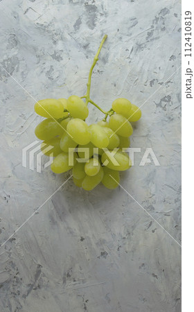 Green grapes banner. Summer Fruits and Berries banner.Winemaking Day. Organic bio berries. 112410819