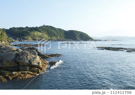 五色浜から見た塩江漁港方面 112412706